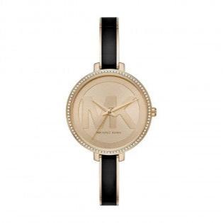 Michael Kors Jaryn Quartz Gold Dial Black Steel Strap Watch For Women - MK4544 Buy Now By Michael Kors