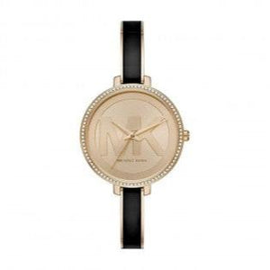 Michael Kors Jaryn Quartz Gold Dial Black Steel Strap Watch For Women - MK4544 Buy Now By Michael Kors