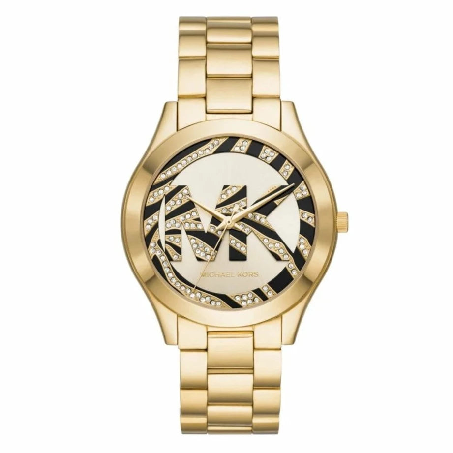 Michael Kors Runway Gold Dial Gold Steel Strap Watch For Women - MK4561 Buy Now By Michael Kors
