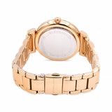 Michael Kors Abbey Three-Hand Analog White Dial Gold Steel Strap Watch for Women - MK4615 Buy Now By Michael Kors
