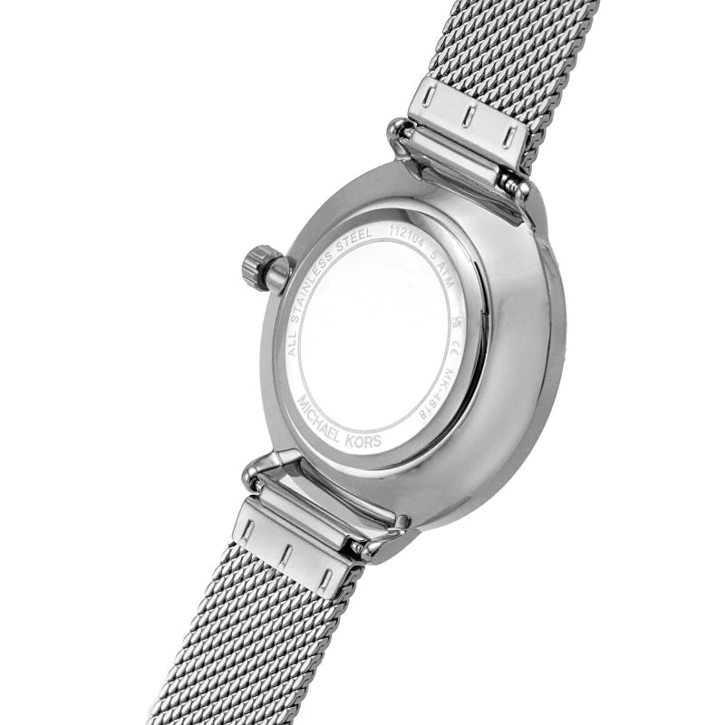 Michael Kors Pyper Quartz Mother of Pearl White Dial Silver Mesh Strap Watch For Women - MK4618 Buy Now By Michael Kors