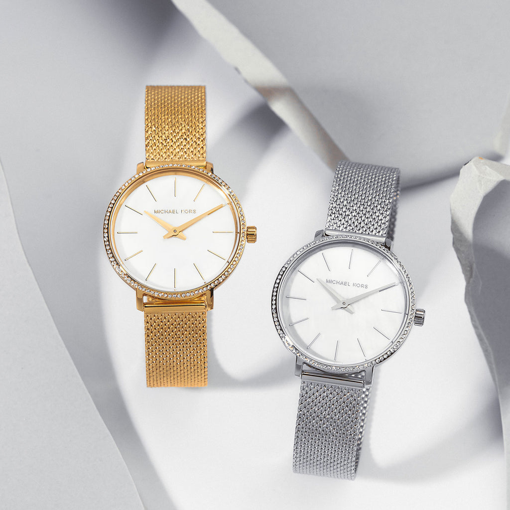 Michael Kors Darci Quartz Gold Dial Gold Mesh Strap Watch for Women - MK7121 Buy Now By Michael Kors