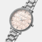 Michael Kors Pyper Three Hand Pink Dial Silver Steel Strap Watch For Women - MK4631 Buy Now By Michael Kors