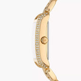 Michael Kors Emery Three-Hand Crystals Silver Dial Gold Steel Strap Watch for Women - MK4640 Buy Now By Michael Kors