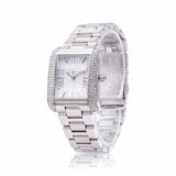 Michael Kors Emery Three-Hand Crystals White Dial Silver Steel Strap Watch for Women - MK4642 Buy Now By Michael Kors
