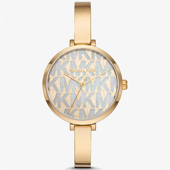 Michael Kors Naia Quartz Gold Dial Gold Steel Strap Watch for Women - MK4687 Buy Now By Michael Kors