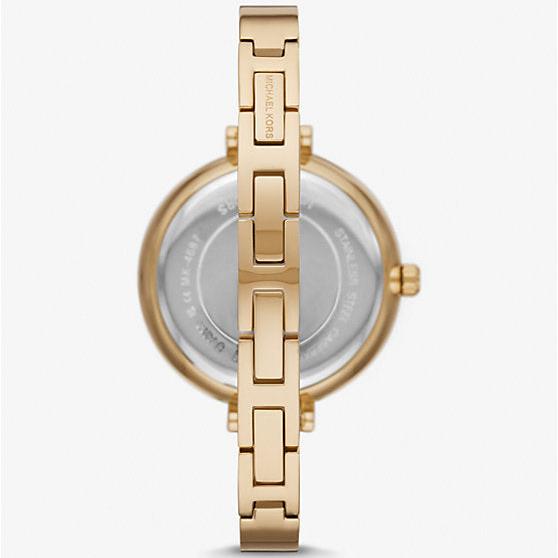 Michael Kors Naia Quartz Gold Dial Gold Steel Strap Watch for Women - MK4687 Buy Now By Michael Kors