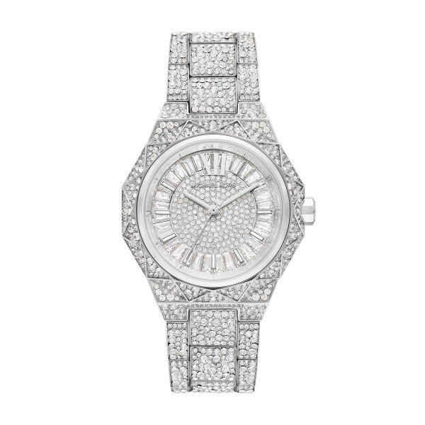 Michael Kors Raquel Three Hand Crystals Silver Dial Silver Steel Strap Watch For Women - MK4691 Buy Now By Michael Kors