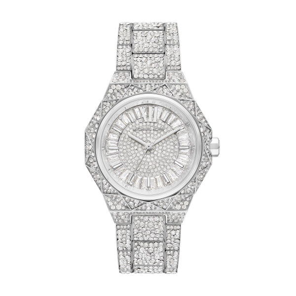 Michael Kors Raquel Three Hand Crystals Silver Dial Silver Steel Strap Watch For Women - MK4691 Buy Now By Michael Kors