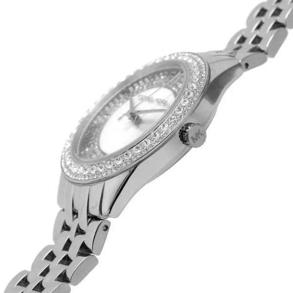 Michael Kors Harlowe Three-Hand Quartz Silver Dial Silver Steel Strap Watch For Women - MK4708 Buy Now By Michael Kors