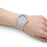 Michael Kors Harlowe Three-Hand Quartz Silver Dial Silver Steel Strap Watch For Women - MK4708 Buy Now By Michael Kors