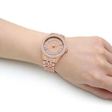 Michael Kors Harlowe Rose Gold Dial Rose Gold Steel Strap Watch For Women - MK4710 Buy Now By Michael Kors