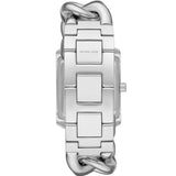 Michael Kors Chain Lock Pave Silver Dial Silver Steel Strap Watch For Women - MK4718 Buy Now By Michael Kors