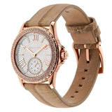 Michael Kors Mini Everest Crystals White Dial Brown Leather Strap Watch for Women - MK4719 Buy Now By Michael Kors
