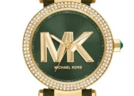 Michael Kors Parker Green Dial Green Leather Strap Watch For Women - MK4724 Buy Now By Michael Kors