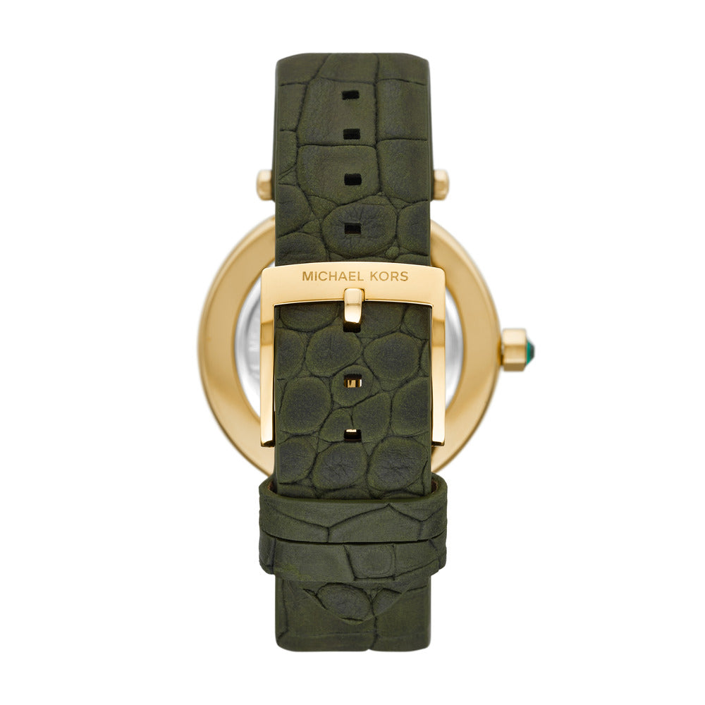 Michael Kors Parker Green Dial Green Leather Strap Watch For Women - MK4724 Buy Now By Michael Kors