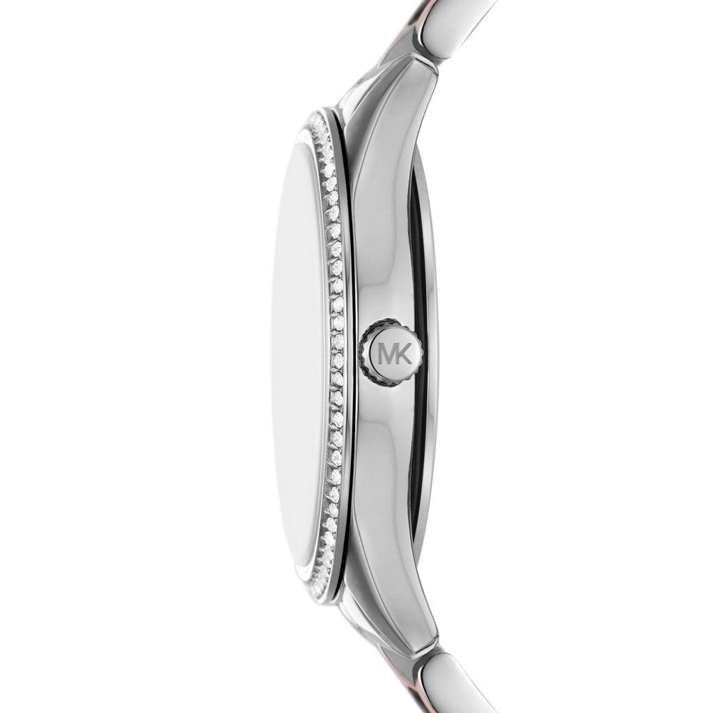 Michael Kors Lauryn Three-Hand Blue Dial Two Tone Steel Strap Watch for Women - MK4738 Buy Now By Michael Kors