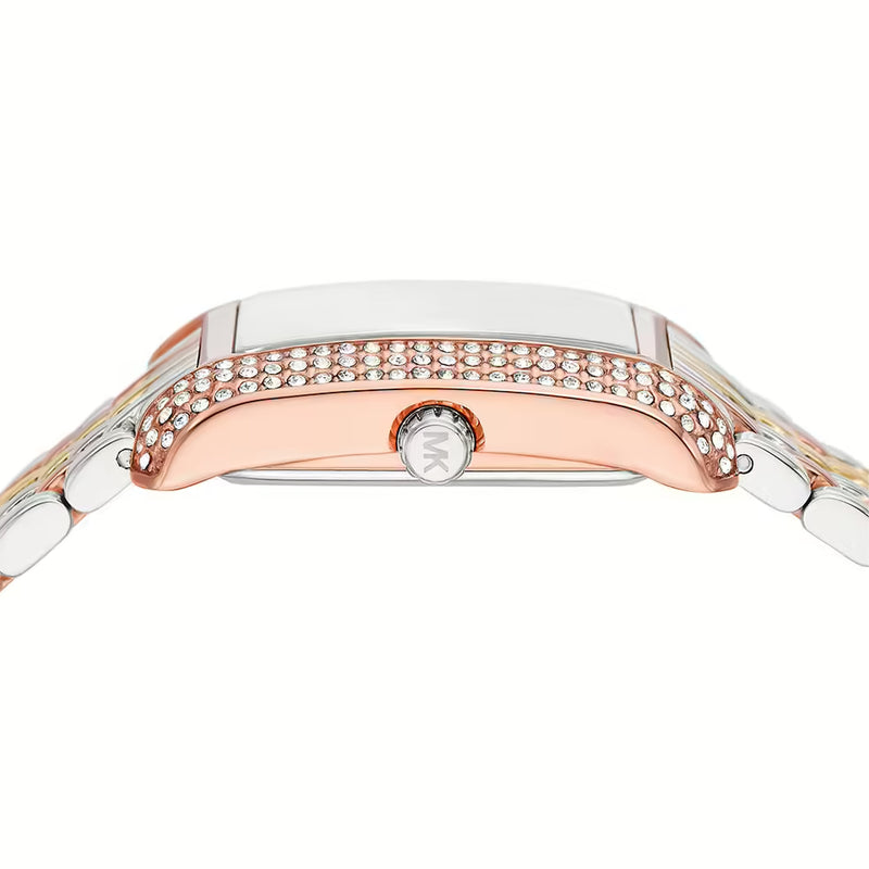 Michael Kors Emery Three-Hand White Dial Two Tone Steel Strap Watch for Women - MK4744 Buy Now By Michael Kors