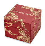 Michael Kors Camille Three-Hand Red Dial Red Leather Strap Watch for Women - MK4750 Buy Now By Michael Kors