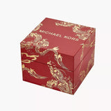 Michael Kors Camille Three-Hand Red Dial Red Leather Strap Watch for Women - MK4750 Buy Now By Michael Kors