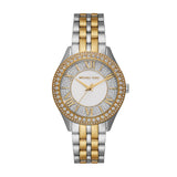 Michael Kors Harlowe Three-Hand Crystals White Dial Two Tone Steel Strap Watch for Women - MK4811 Buy Now By Michael Kors