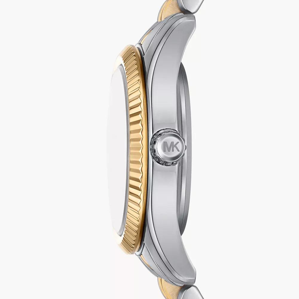 Michael Kors Lexington Three-Hand Silver Dial Two Tone Steel Strap Watch for Women - MK4815 Buy Now By Michael Kors