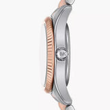 Michael Kors Lexington Three-Hand White Dial Two Tone Steel Strap Watch for Women - MK4817 Buy Now By Michael Kors