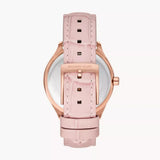 Michael Kors Sage Three-Hand Mother of Pearl Pink Dial Pink Leather Strap Watch for Women - MK4820 Buy Now By Michael Kors