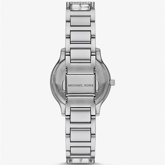 Michael Kors Sage Pavé Crystals Silver Dial Silver Steel Strap Watch for Women - MK4825LE Buy Now By Michael Kors