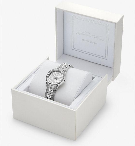 Michael Kors Sage Pavé Crystals Silver Dial Silver Steel Strap Watch for Women - MK4825LE Buy Now By Michael Kors