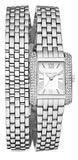 Michael Kors Emery Pave Double Wrap White Dial Silver Steel Strap Watch for Women - MK4834 Buy Now By Michael Kors