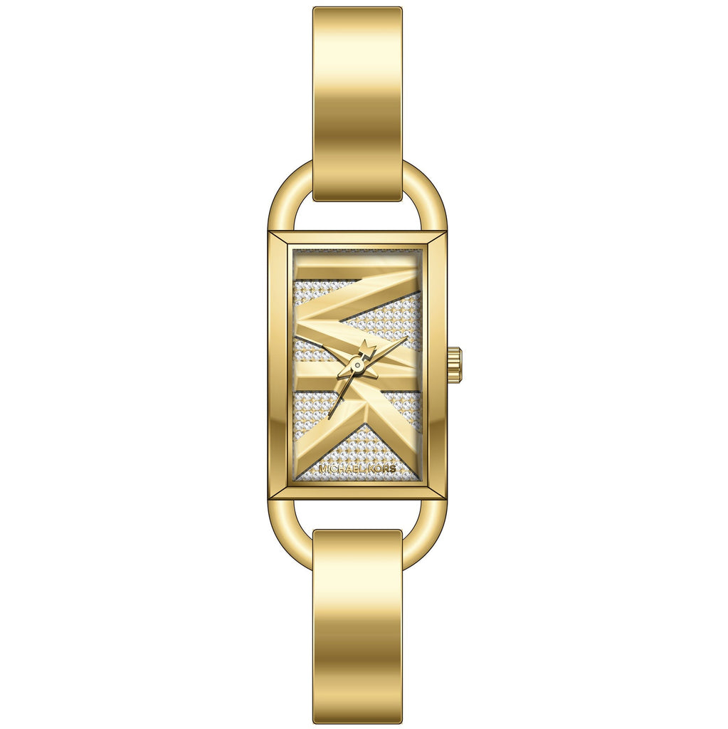 Michael Kors Empire Analog Gold Dial Gold Steel Strap Watch for Women - MK4840 Buy Now By Michael Kors