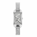 Michael Kors Empire Three-Hand Silver Dial Silver Steel Strap Watch for Women - MK4841 Buy Now By Michael Kors