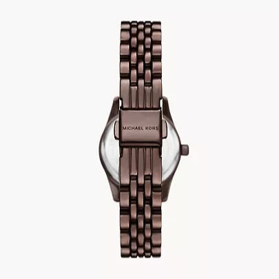 Michael Kors Lexington Three-Hand Brown Dial Brown Steel Strap Watch for Women - MK4844 Buy Now By Michael Kors