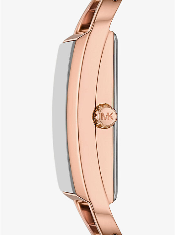 Michael Kors Empire Pavé Analog Rose Gold Dial Rose Gold Steel Strap Watch for Women - MK4858 Buy Now By Michael Kors