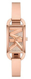 Michael Kors Empire Pavé Analog Rose Gold Dial Rose Gold Steel Strap Watch for Women - MK4858 Buy Now By Michael Kors