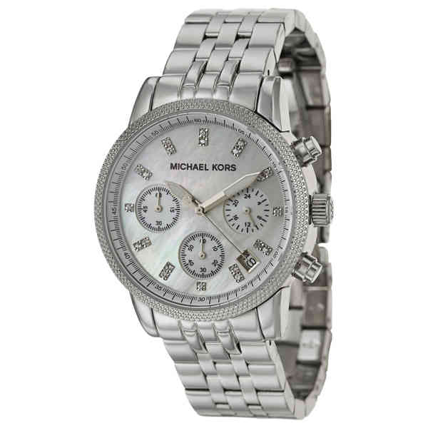 Michael Kors Ritz White Dial Silver Stainless Steel Strap Watch for Women - MK5020 Buy Now By Michael Kors
