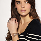 Michael Kors Runway Rose Gold Dial Rose Gold Steel Strap Watch for Women - MK5128 Buy Now By Michael Kors