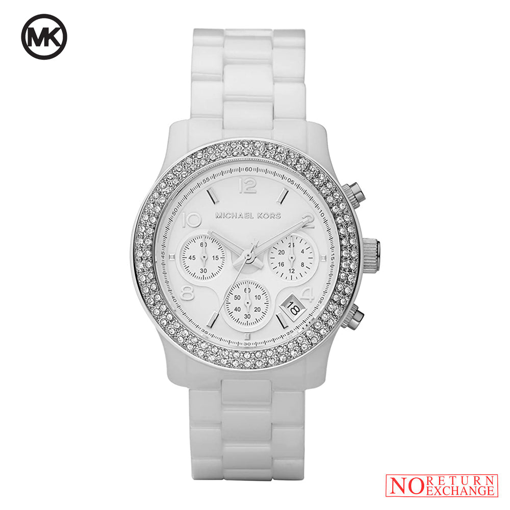 Michael Kors Runway White Dial White Steel Strap Watch for Women - MK5188 Buy Now By Michael Kors