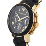 Michael Kors Runway Black Dial Black Silicone Strap Watch for Women - MK5191 Buy Now By Michael Kors