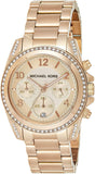 Michael Kors Blair Rose Gold Dial Rose Gold Steel Strap Watch for Women - MK5263 Buy Now By Michael Kors