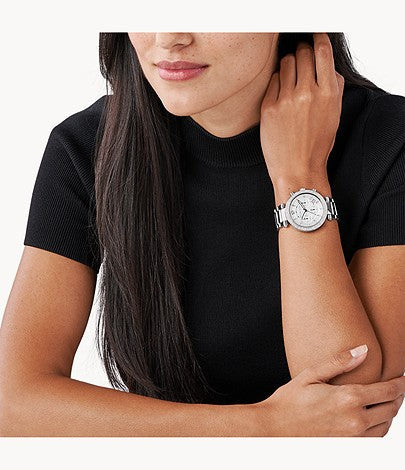 Michael Kors Parker Silver Dial Silver Steel Strap Watch for Women - MK5353 Buy Now By Michael Kors