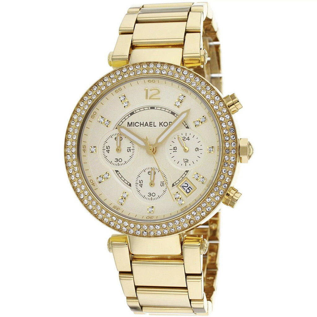 Michael Kors Parker Gold Dial Gold Steel Strap Watch for Women - MK5354 Buy Now By Michael Kors