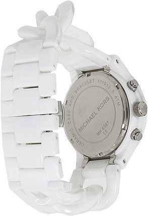 Michael Kors Ceramic White Dial White Steel Strap Watch for Women - MK5387 Buy Now By Michael Kors