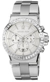 Michael Kors Dylan Glitz Chronograph White Dial Silver Steel Strap Watch For Women - MK5411 Buy Now By Michael Kors