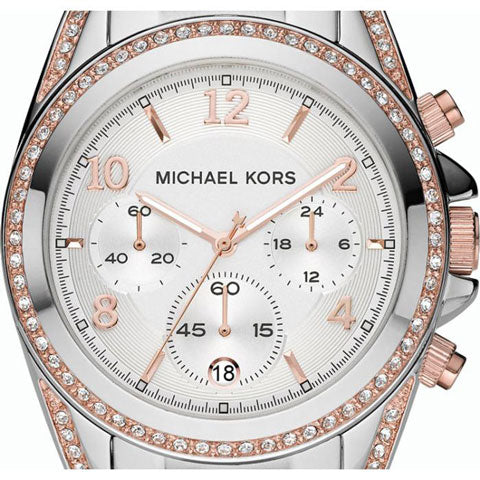 Michael Kors Blair Chronograph Silver Dial Silver Steel Strap Watch for Women - MK5459 Buy Now By Michael Kors