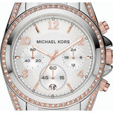 Michael Kors Blair Chronograph Silver Dial Silver Steel Strap Watch for Women - MK5459 Buy Now By Michael Kors