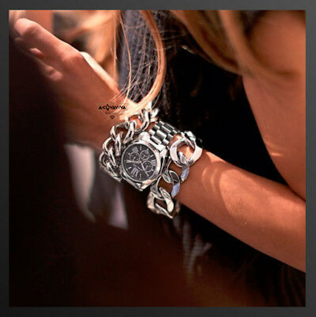 Michael Kors Bradshaw Silver Dial Silver Steel Strap Watch for Men - MK5535 Buy Now By Michael Kors