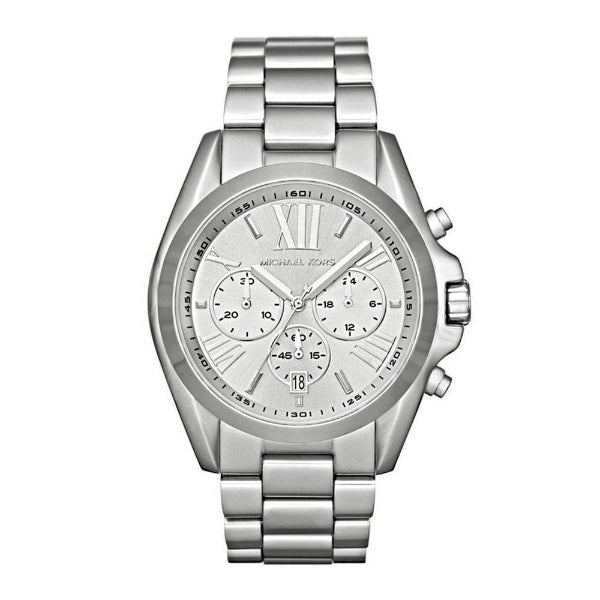 Michael Kors Bradshaw Silver Dial Silver Steel Strap Watch for Men - MK5535 Buy Now By Michael Kors