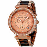 Michael Kors Parker Rose Gold Dial Two Tone Steel Strap Watch for Women - MK5538 Buy Now By Michael Kors